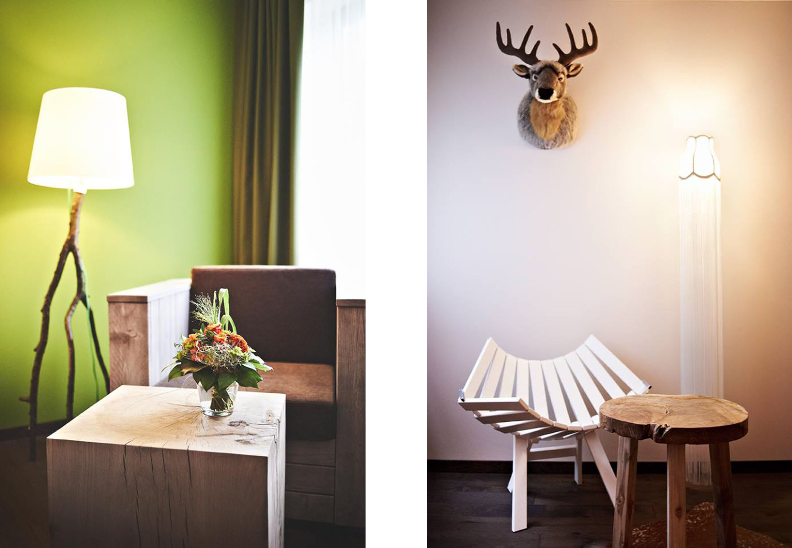 DETAILS AUS DEN THEMENZIMMERN 'HEIMAT' UND 'RITTER'

    