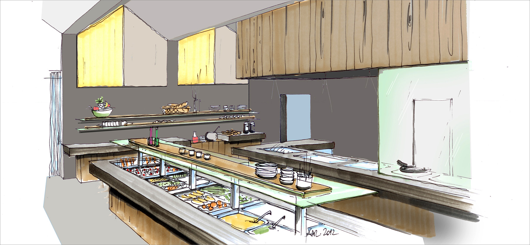 ENTWURFSSKIZZE BUFFET

    